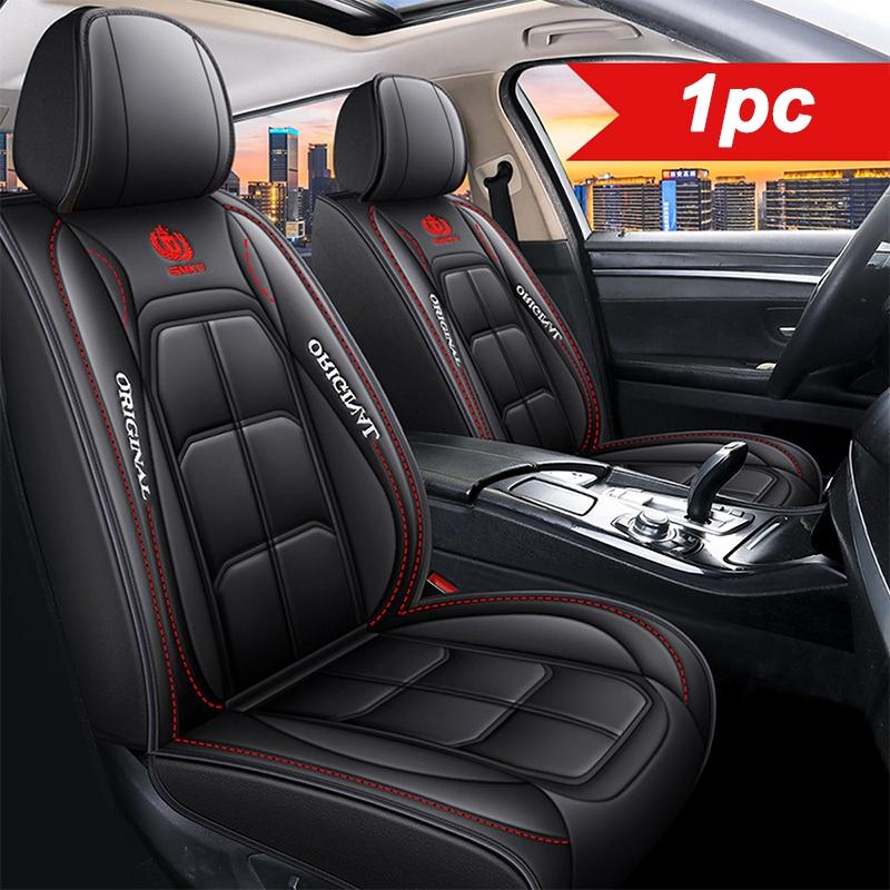 Faux Leather Seat Cover With Padded Foam Core For Comfort And Easy Cleaning