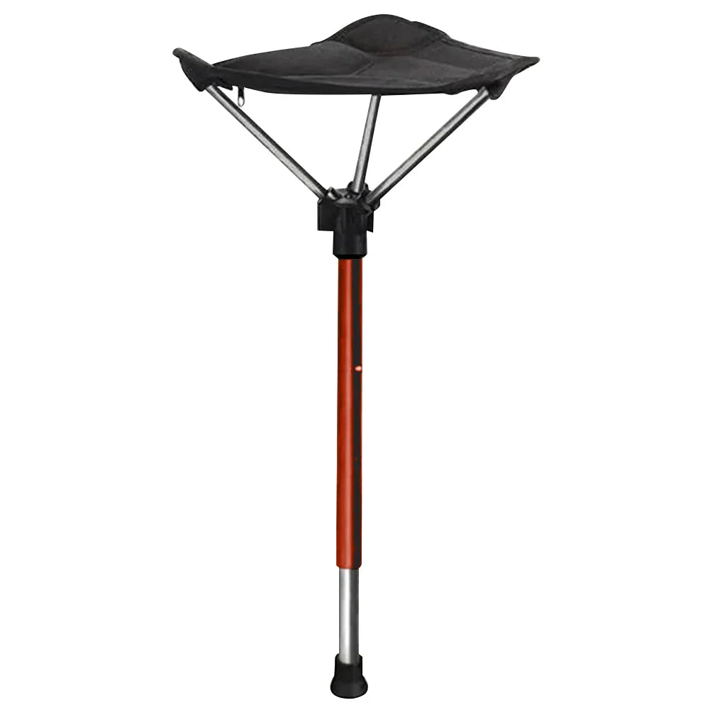 Lightweight Foldable Camping Stool With Height Adjustment For Outdoor Comfort