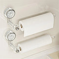 No-Drill Suction Cup Kitchen Towel Holder With 180 Degree Rotating Design