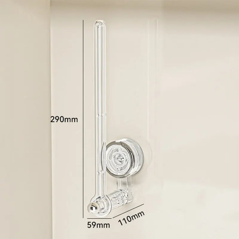 No-Drill Suction Cup Kitchen Towel Holder With 180 Degree Rotating Design