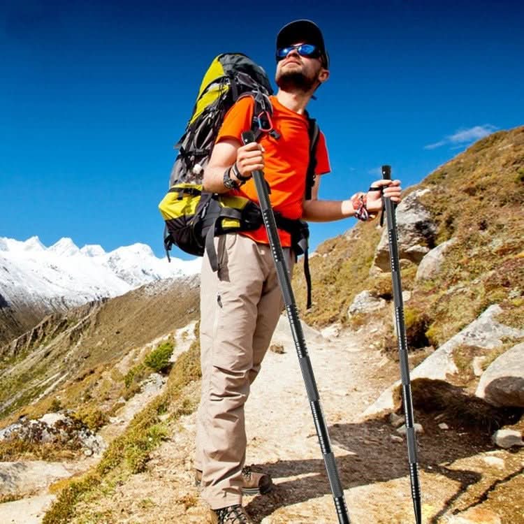 Foldable Trekking Poles With Built In Multitool For Outdoor Adventures