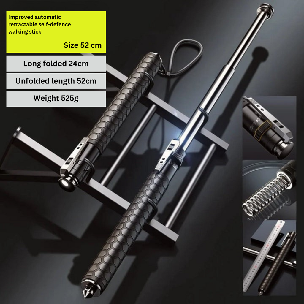 Versatile Extendable Walking Cane With Non Slip Grip For Stable Support