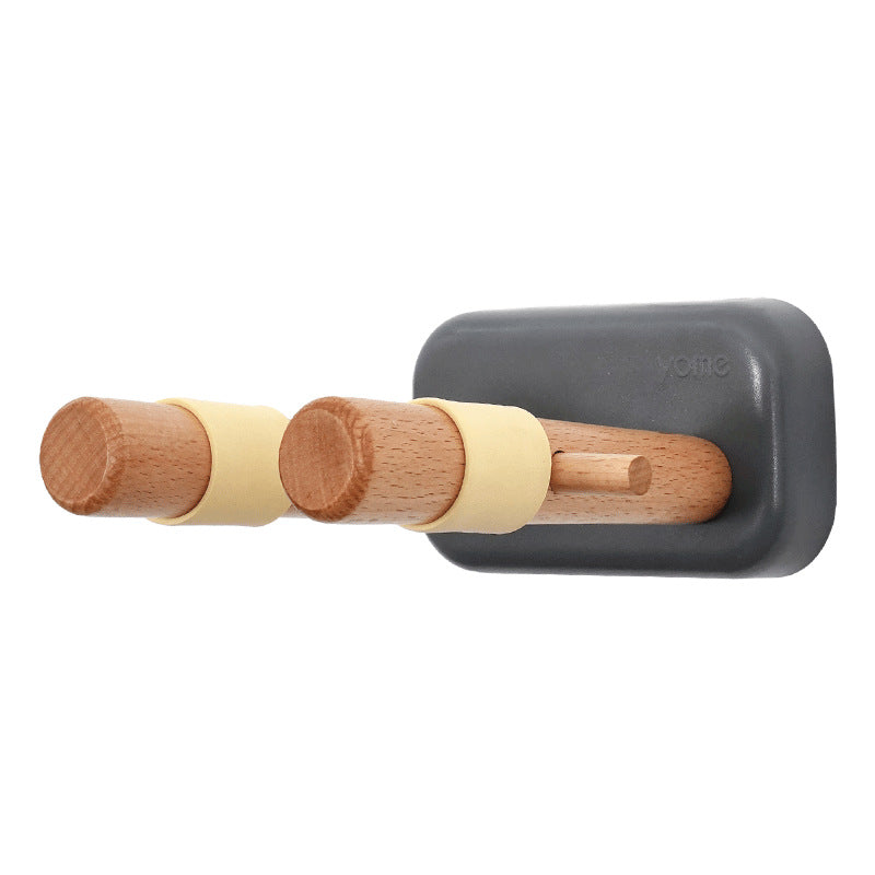 On-Wall Guitar Hanger With Adjustable Hooks For Flexible Storage