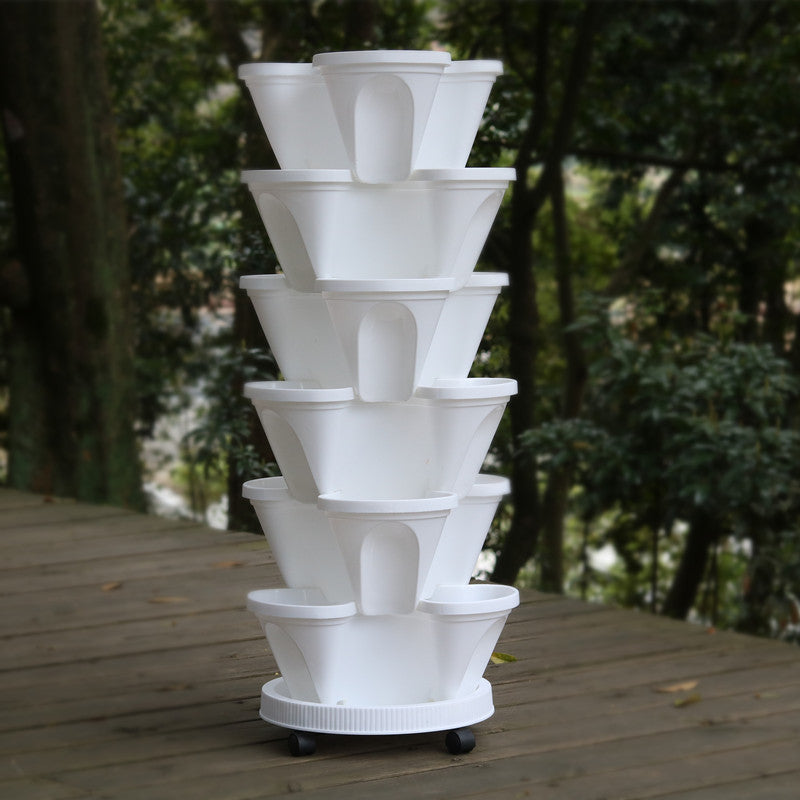 Urban Hydroponic Garden Tower For Small Spaces And Balconies