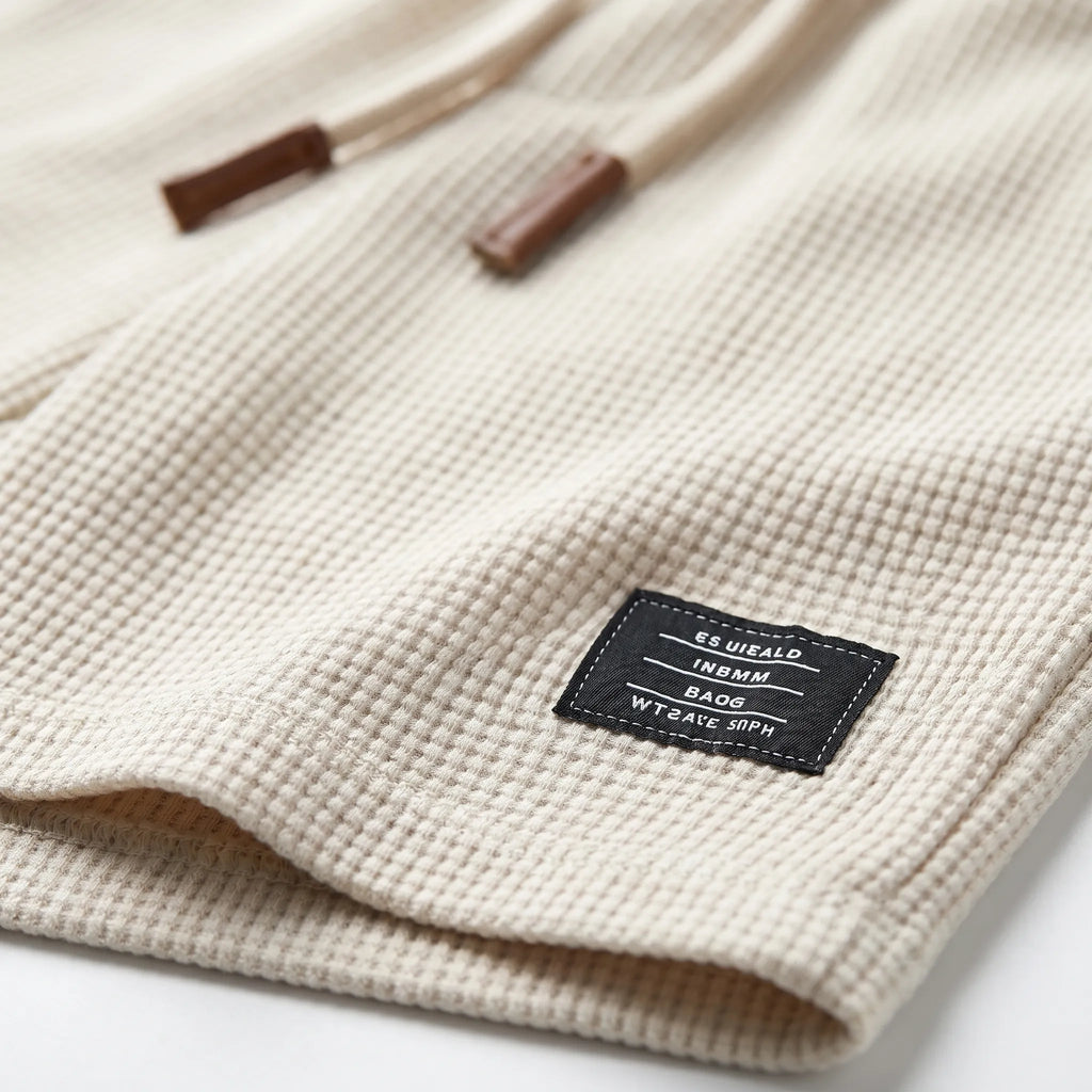Men's Textured Shorts -  Weekend Casual Wear - Ormexis