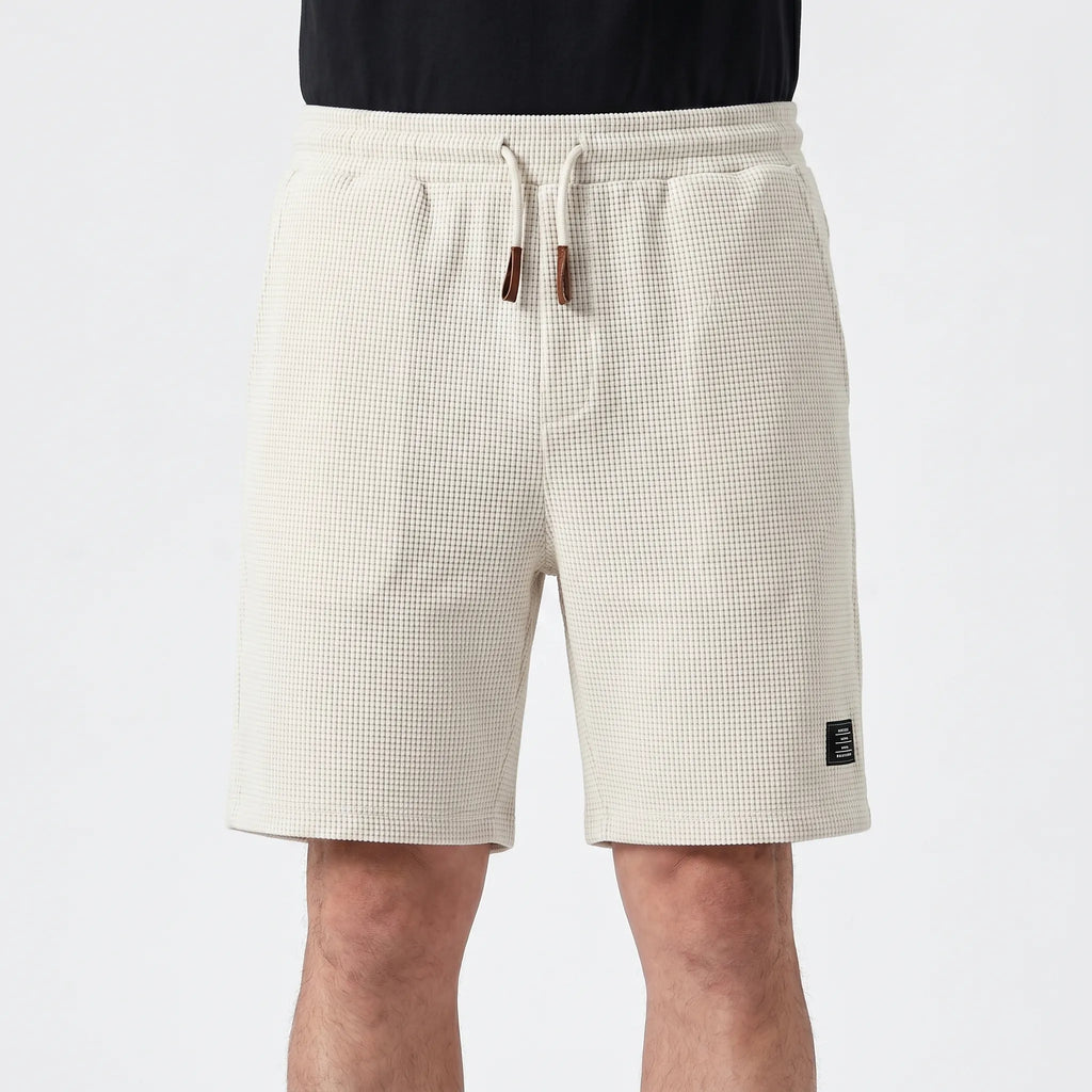 Men's Textured Shorts -  Weekend Casual Wear - Ormexis
