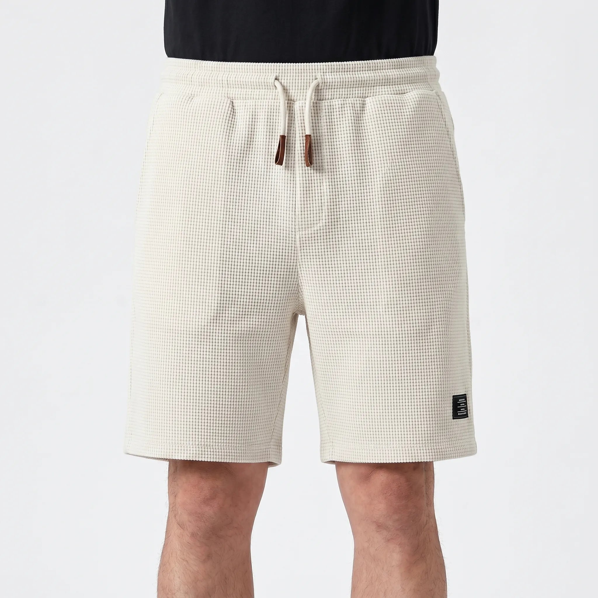 Men's Textured Shorts -  Weekend Casual Wear - Ormexis