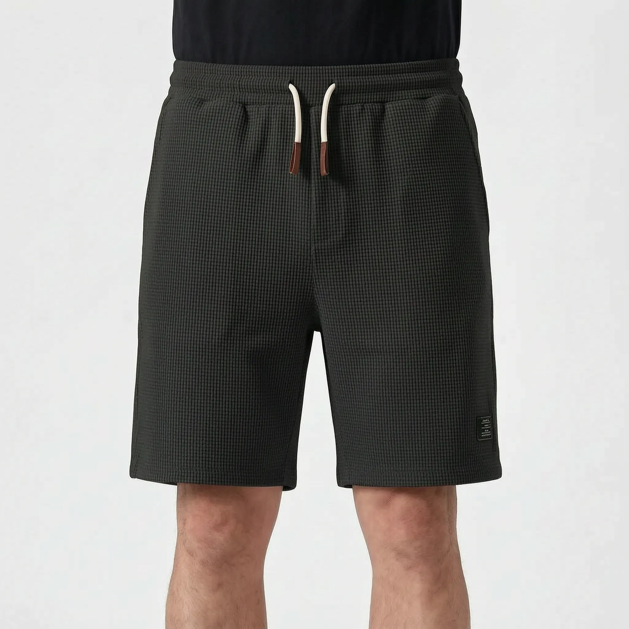 Men's Textured Shorts -  Weekend Casual Wear - Ormexis