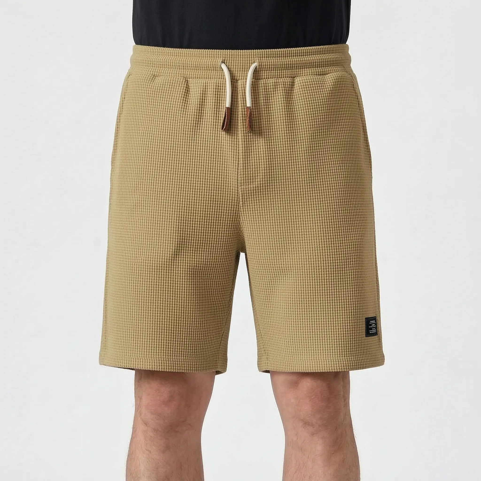 Men's Textured Shorts -  Weekend Casual Wear - Ormexis