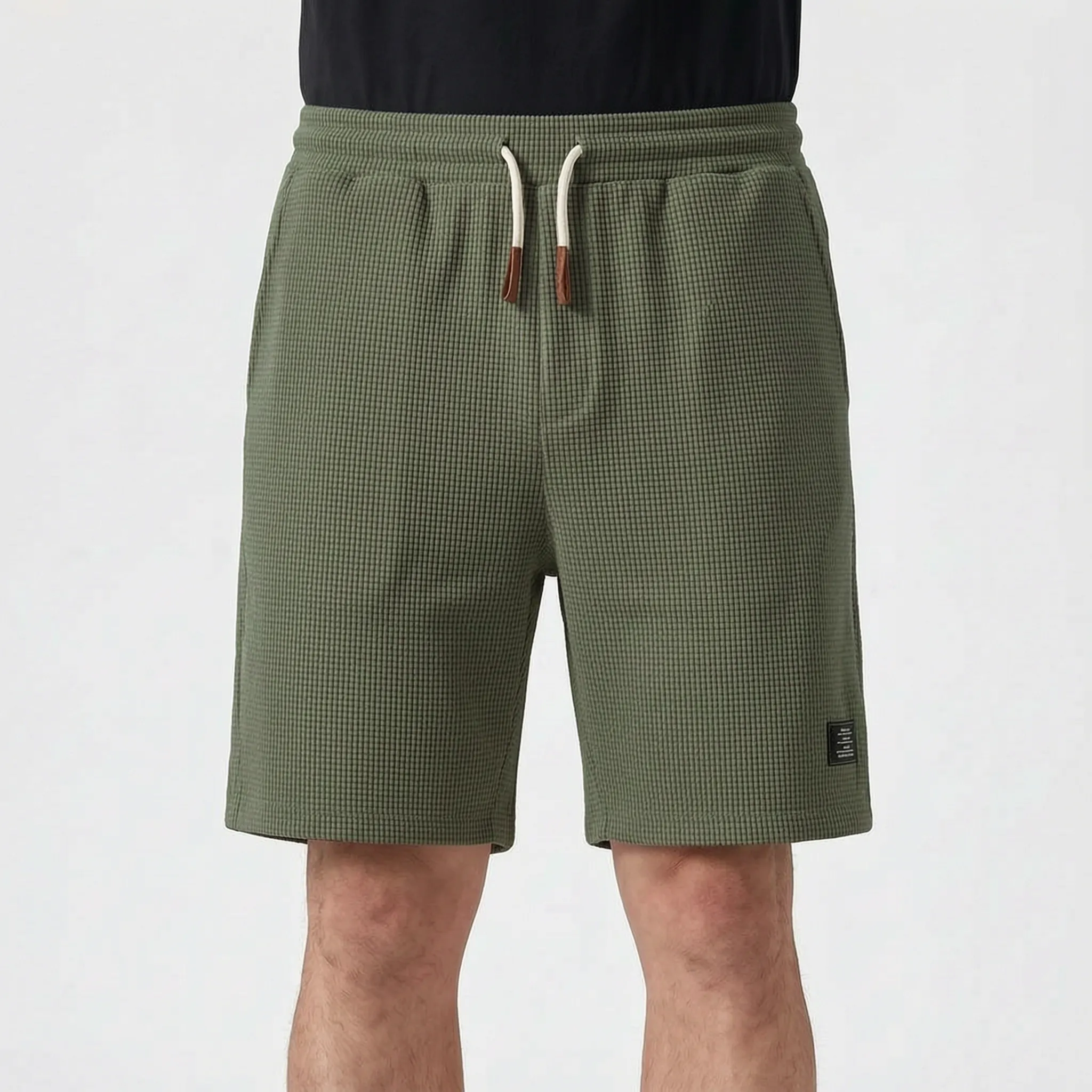 Men's Textured Shorts -  Weekend Casual Wear - Ormexis