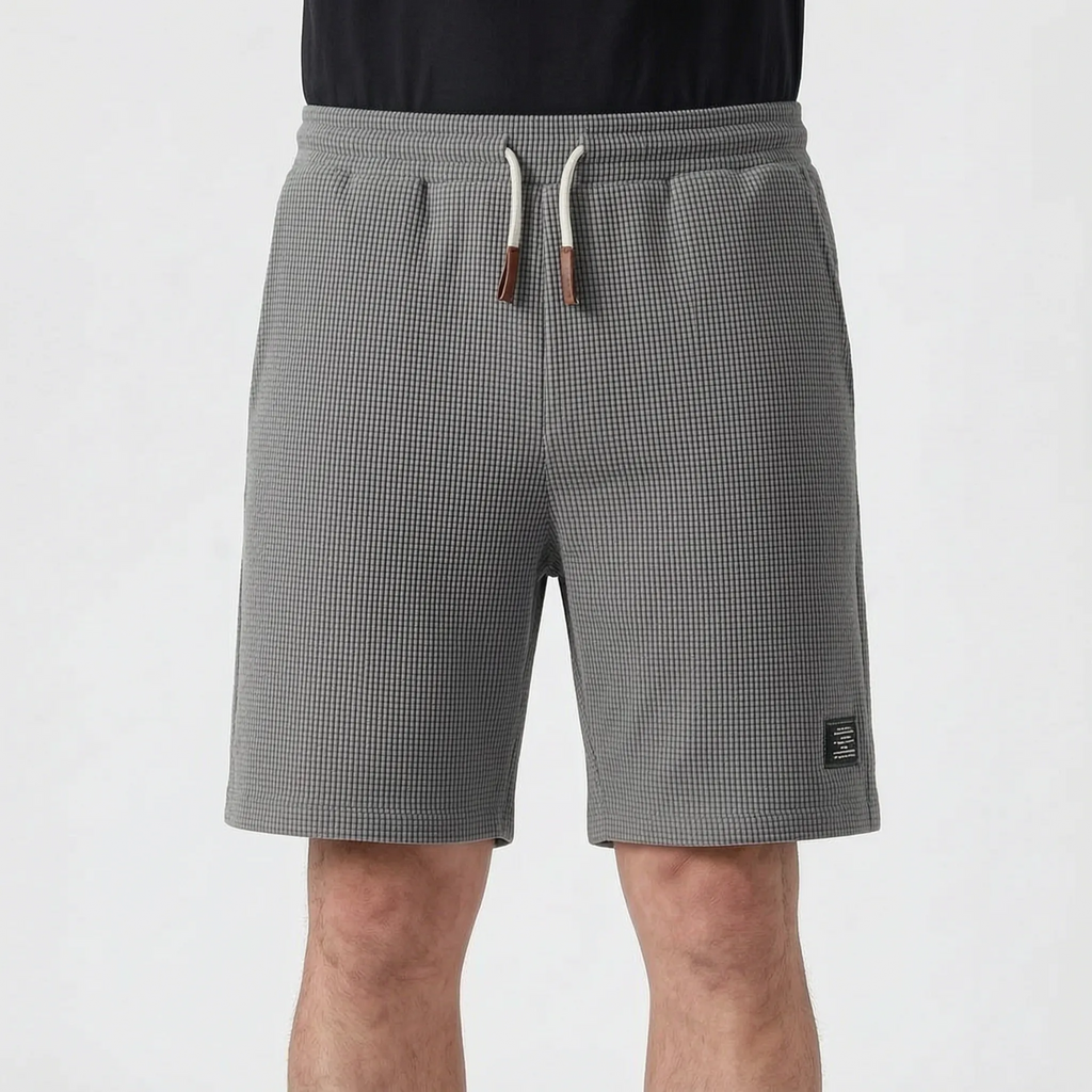 Men's Textured Shorts -  Weekend Casual Wear - Ormexis