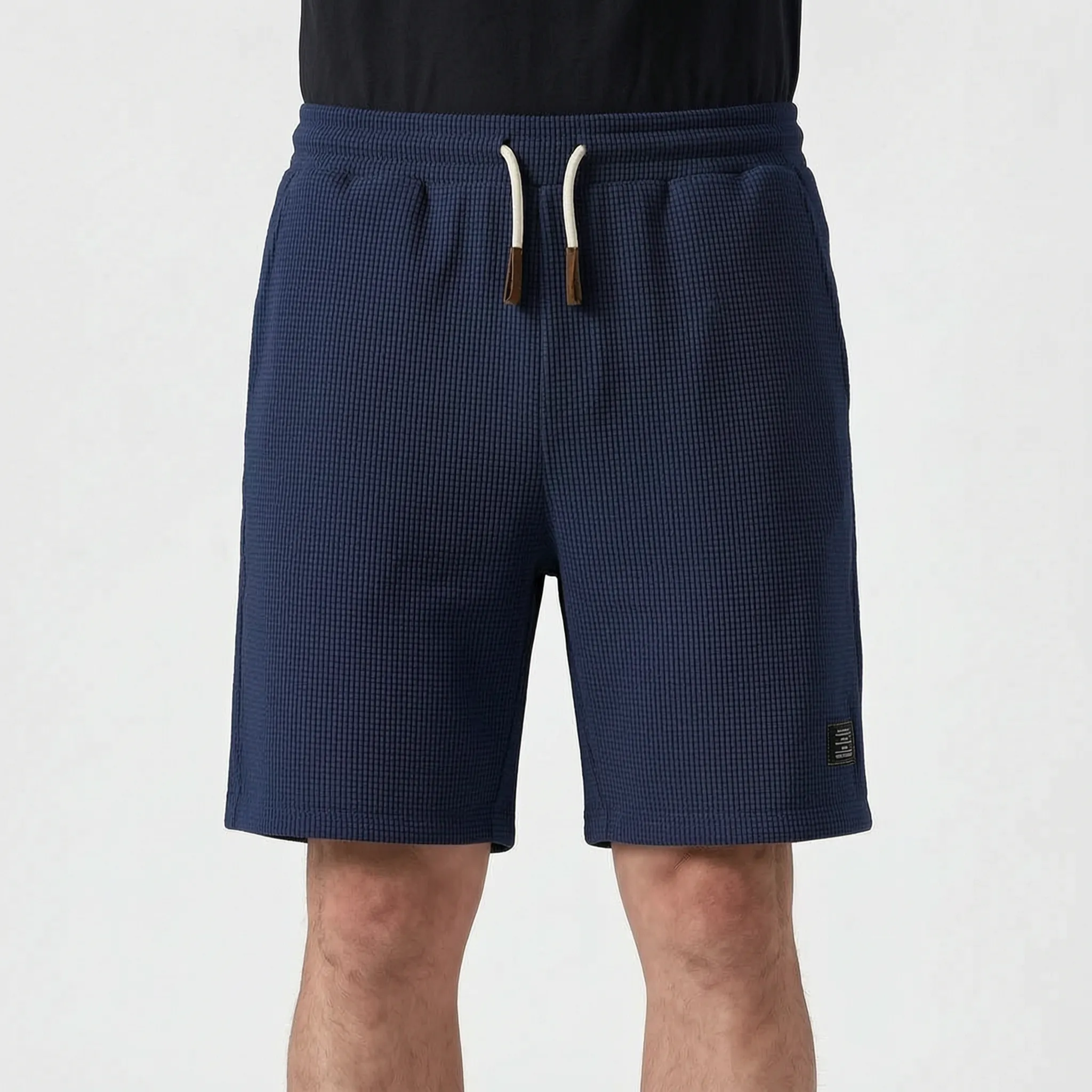 Men's Textured Shorts -  Weekend Casual Wear - Ormexis