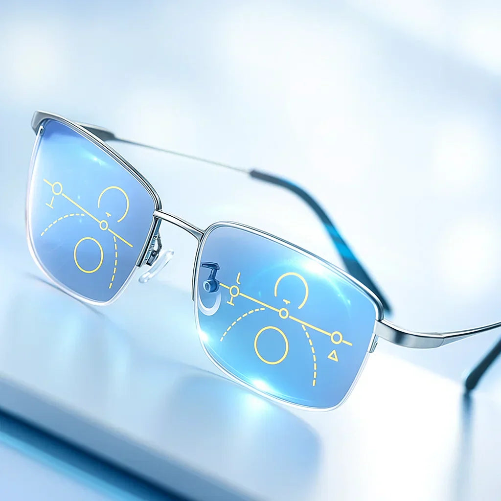 VisoLux Progressive Eyeglasses With Photochromic Lenses For Clarity All Day