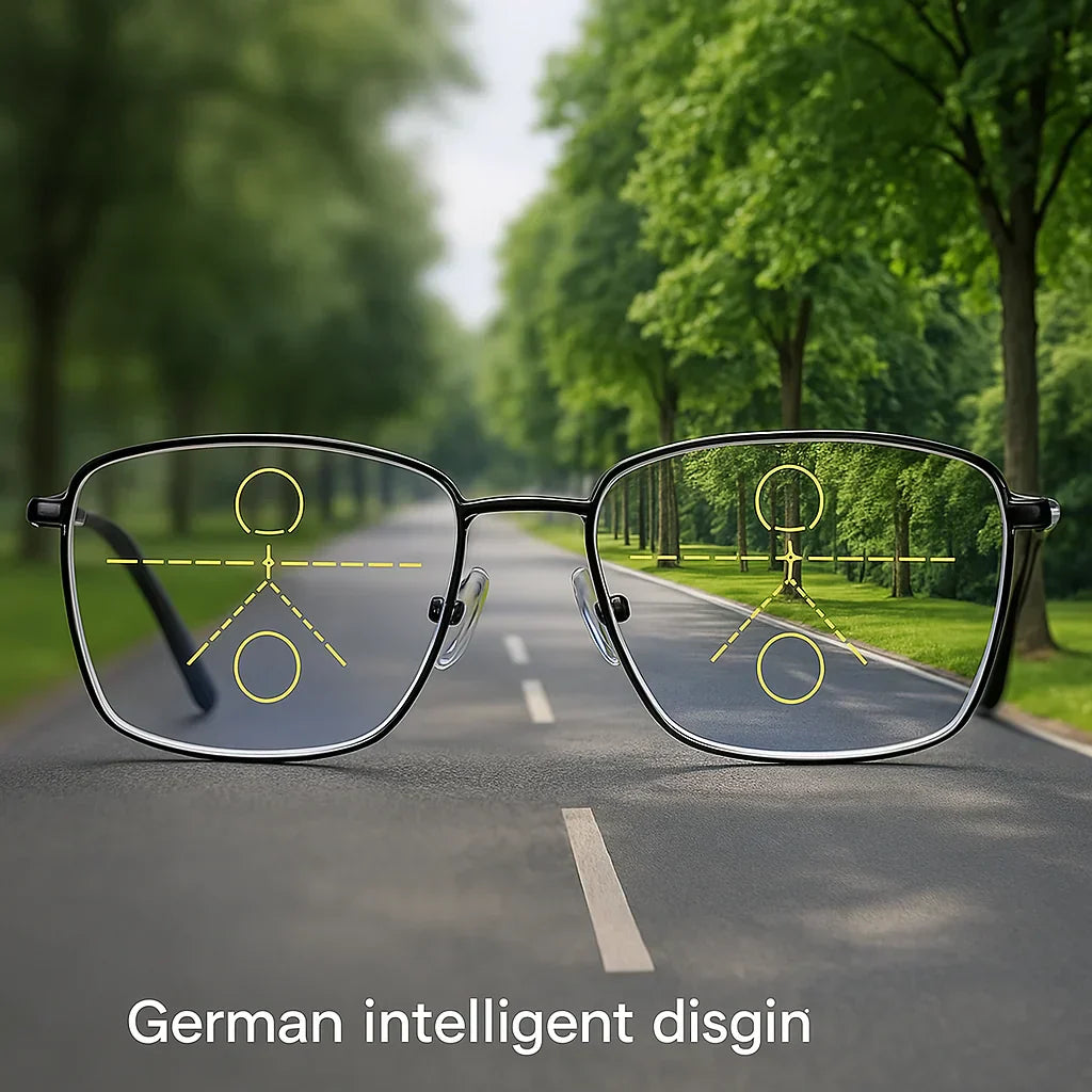 VisoLux Progressive Eyeglasses With Photochromic Lenses For Clarity All Day