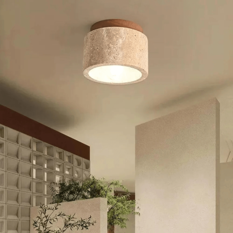CalmGlow Sleek Wood Lamp With Energy Efficient LED