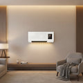 Wall Mount Electric Heater With Remote Control For Instant Indoor Warmth or Cooling