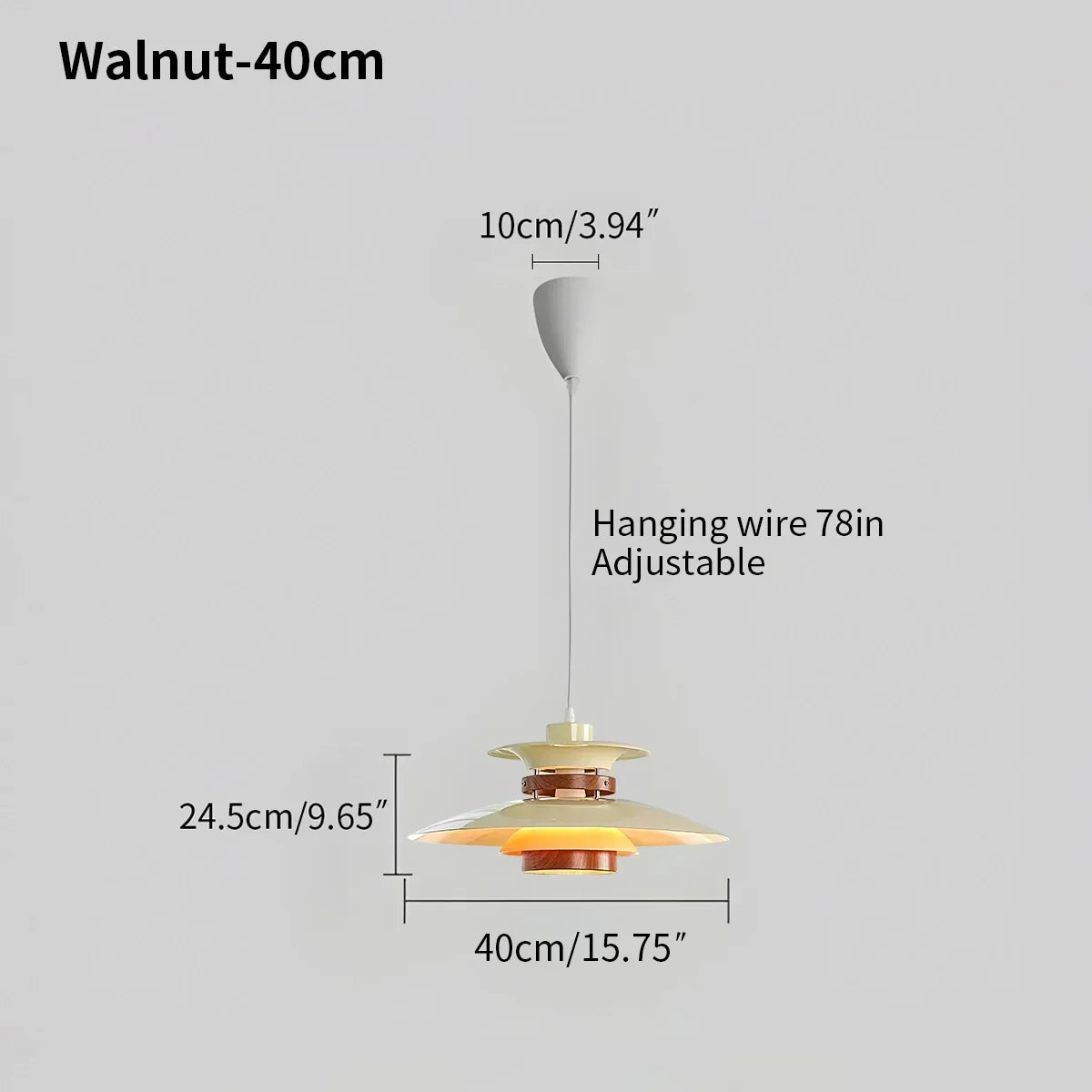 Mercero UFO Style Pendant Light For Kitchen And Dining Areas