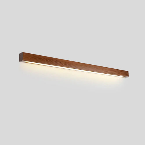 Arlo Linear Wood Wall Light For Hallways, Slim Modern Fixture