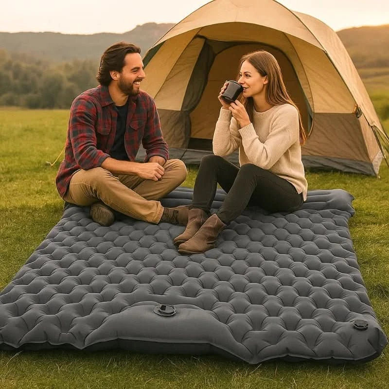 WanderRuhe Dual Occupant Self-Inflating Hiking Mat With Auto-Inflation Technology