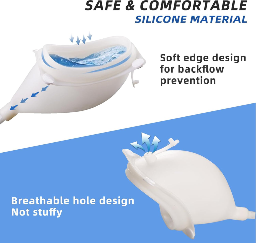 Wearable Collection System With Adjustable Straps, 1000 mL Capacity