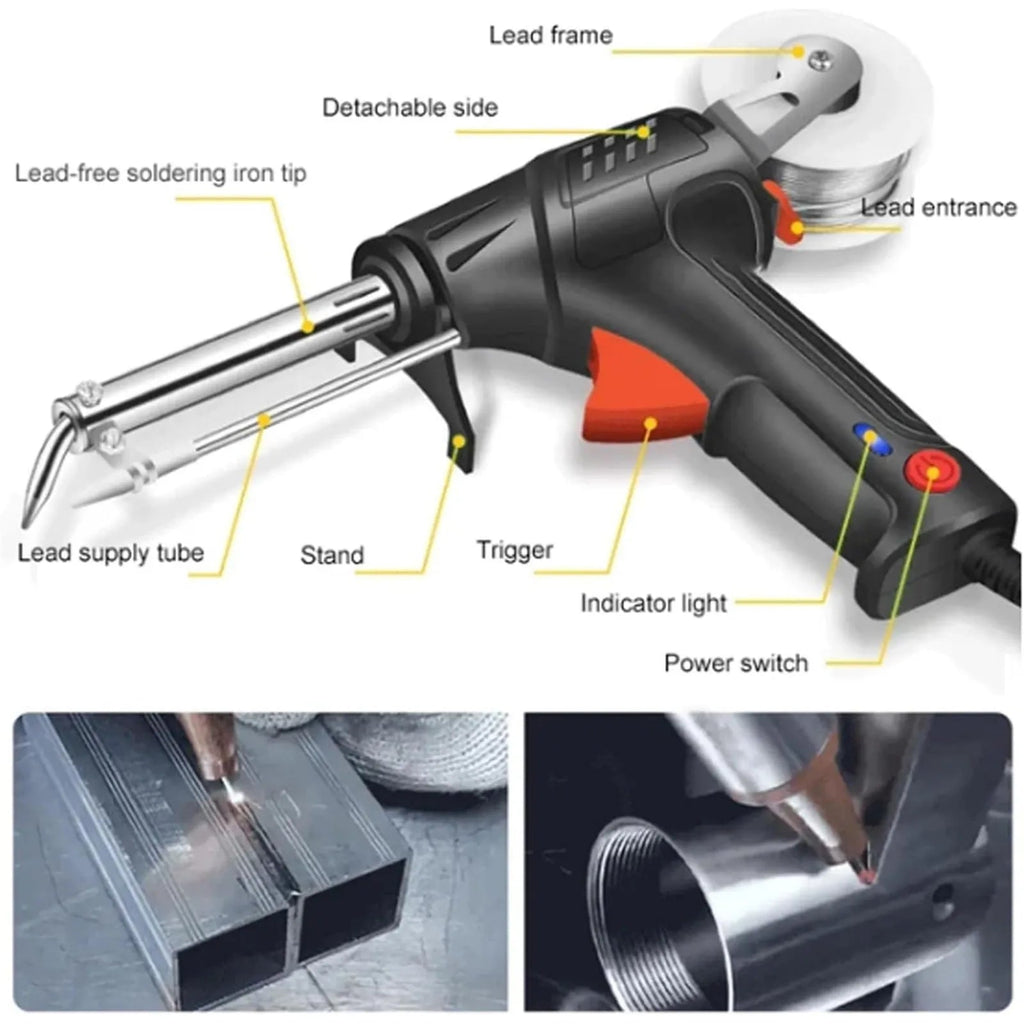 WeldMaster Pro MIG Welder With Live Monitoring For All Metal Projects