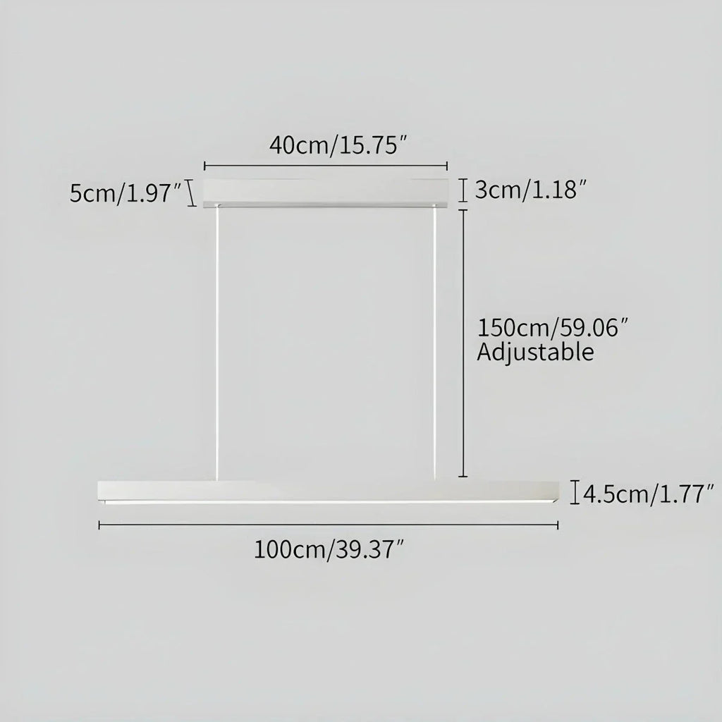 Contemporary Slim Pendant Light For Kitchen Island, Modern Fixture