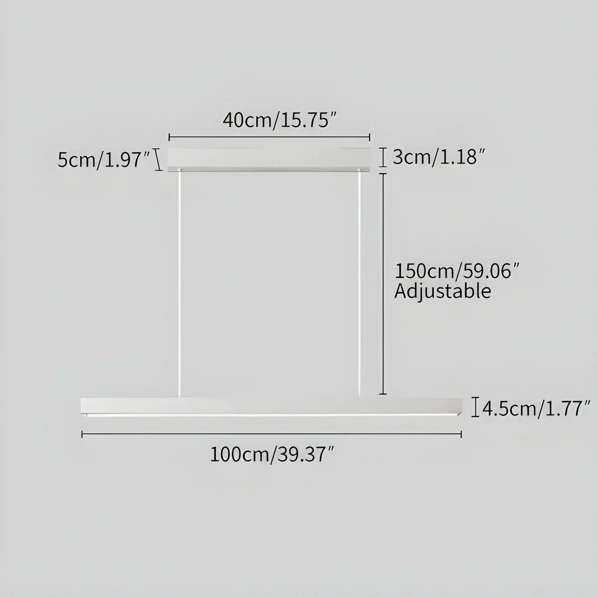 Contemporary Slim Pendant Light For Kitchen Island, Modern Fixture