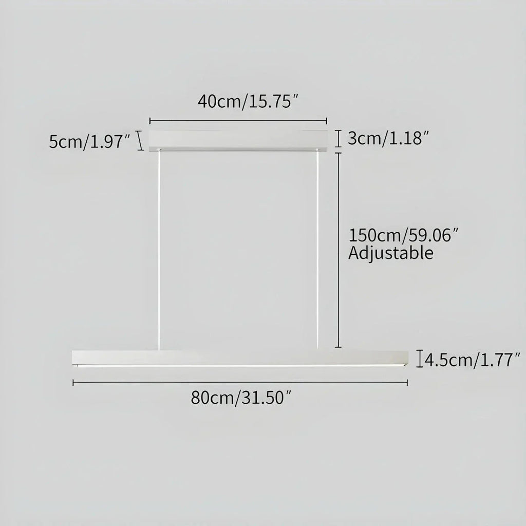 Contemporary Slim Pendant Light For Kitchen Island, Modern Fixture