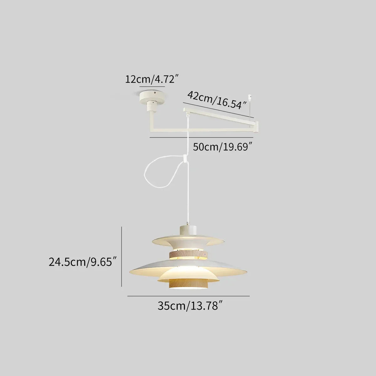 Mercero UFO Style Pendant Light For Kitchen And Dining Areas