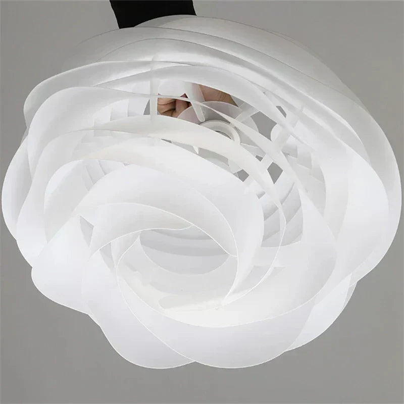 AuroraFlora Glass Blossom Ceiling Lamp From Rosary Inspired Glow