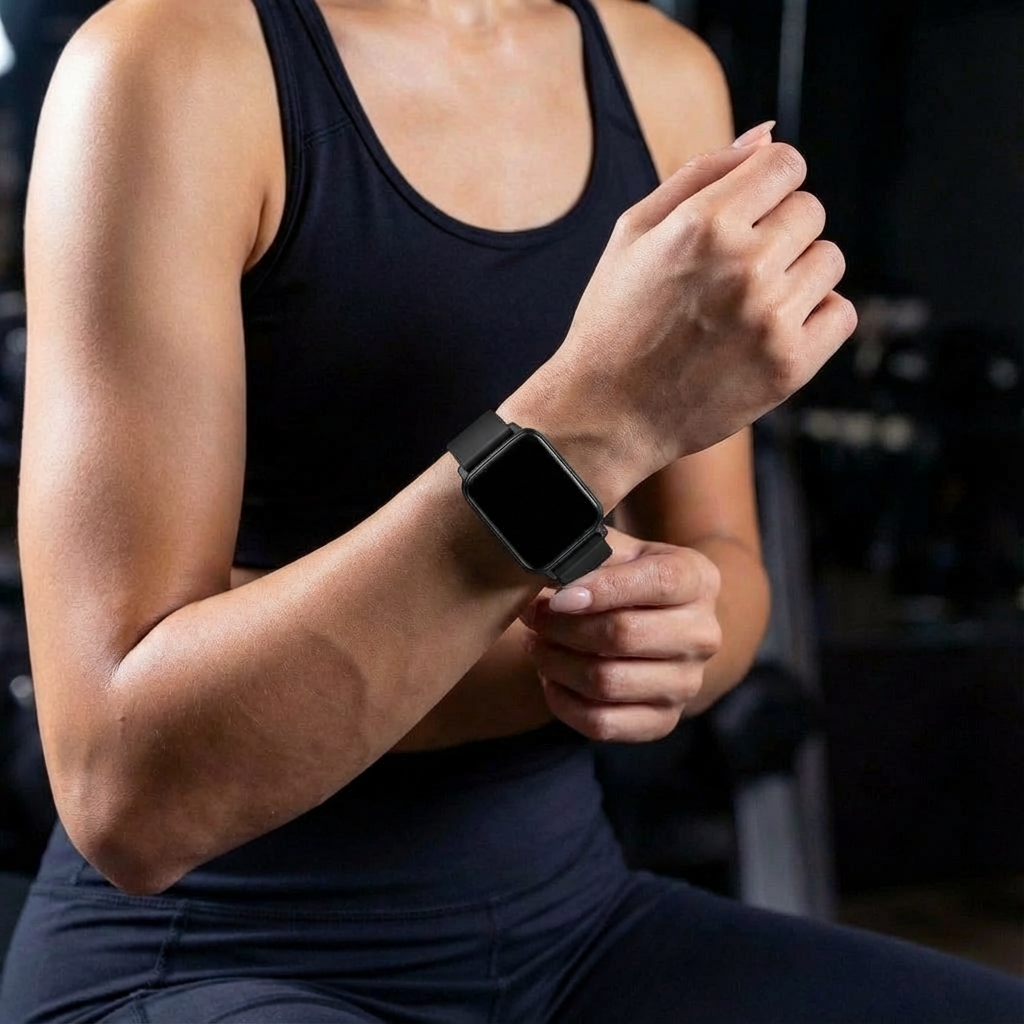 Xiaomi Smart Band 7 Pro Black Silicone Strap Replacement
