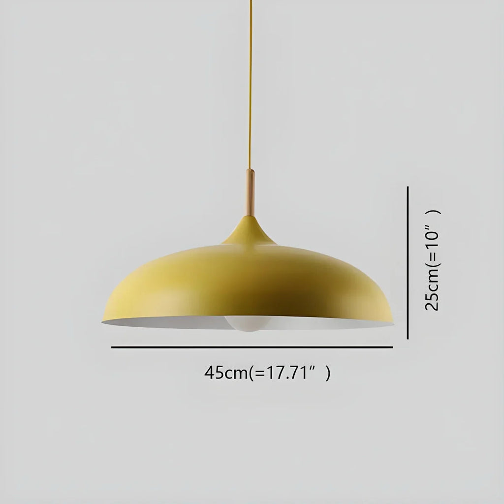 Pastel Dome Pendant Light With Soft Tones For Kitchen Island