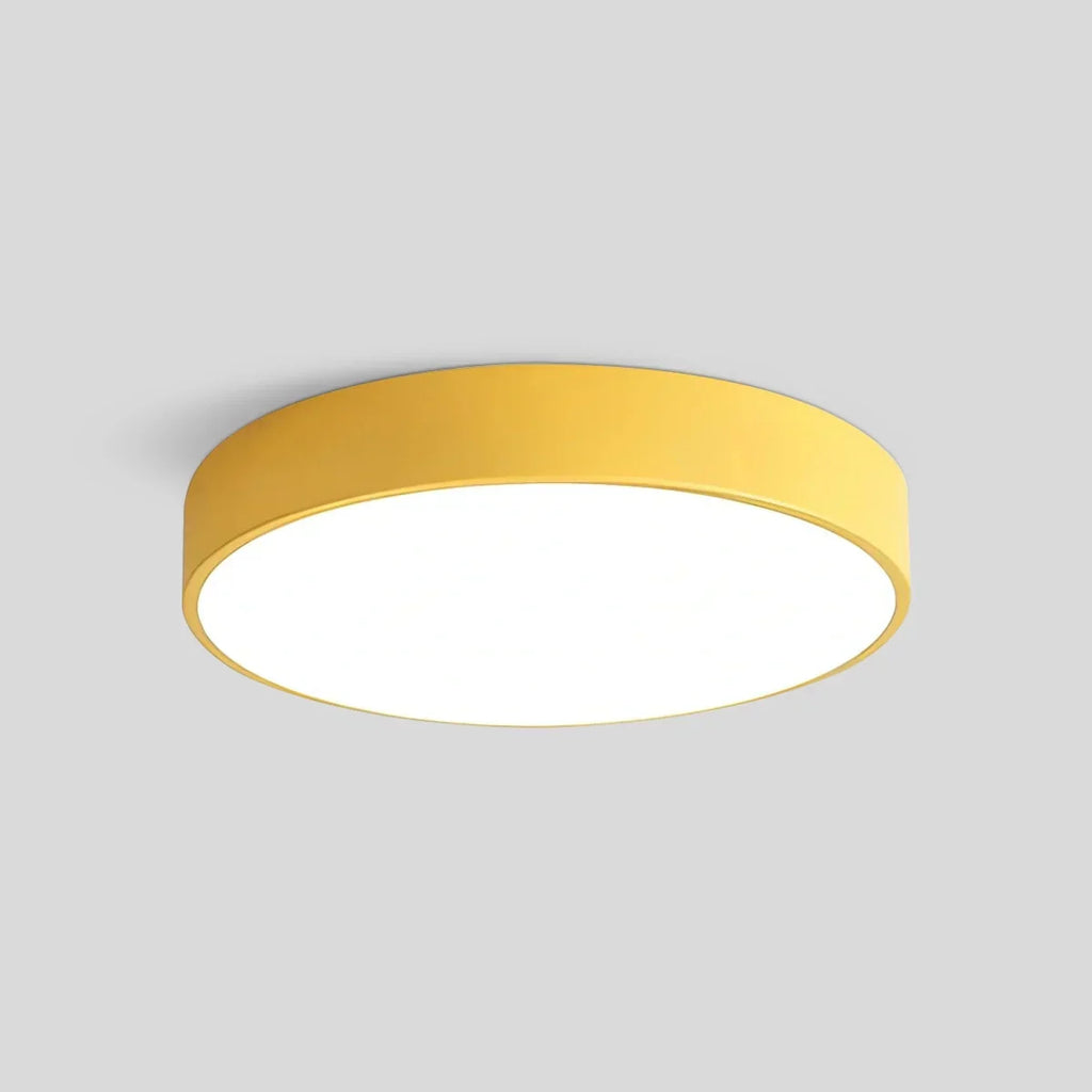 LED Macaron Ceiling Light Minimalist Circular Fixture For Modern Interiors