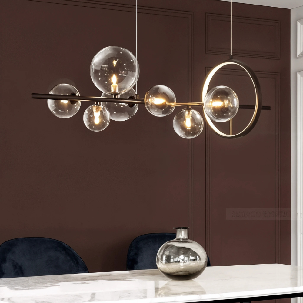Zelvra Chic Minimalist Chandelier for Elegant Living Areas