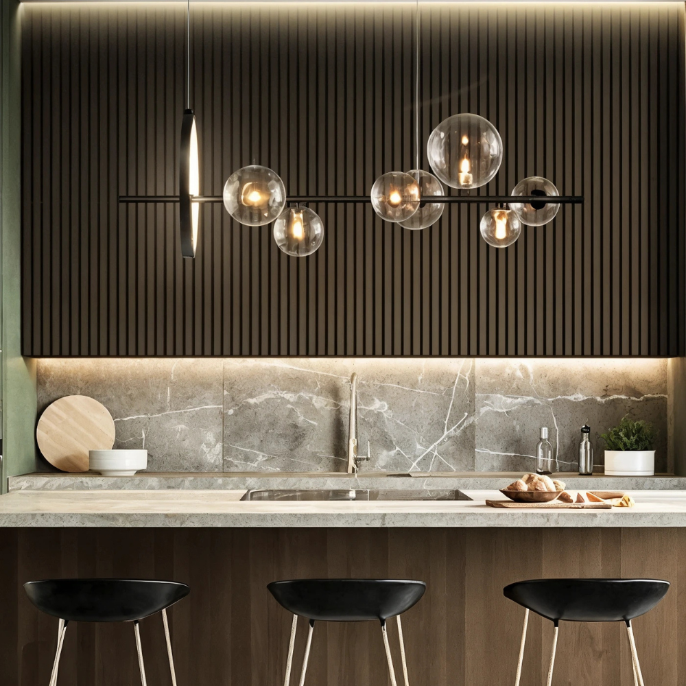 Zelvra Chic Minimalist Chandelier for Elegant Living Areas
