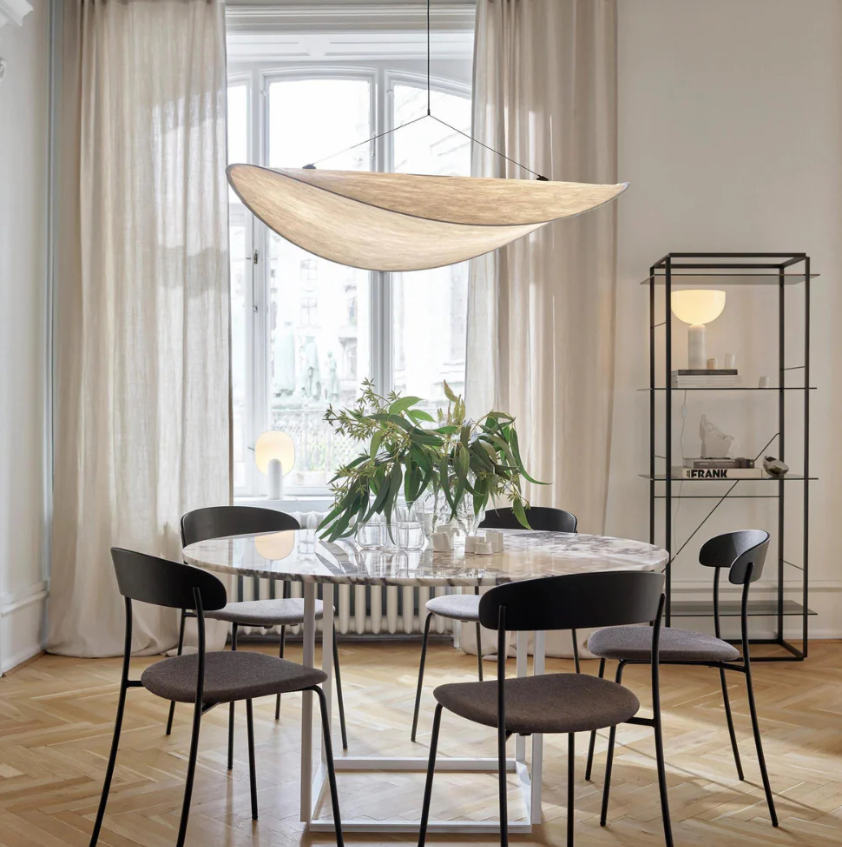 ZenLume Japandi Chandelier Light Creates Calm Dining Rooms Ambiance