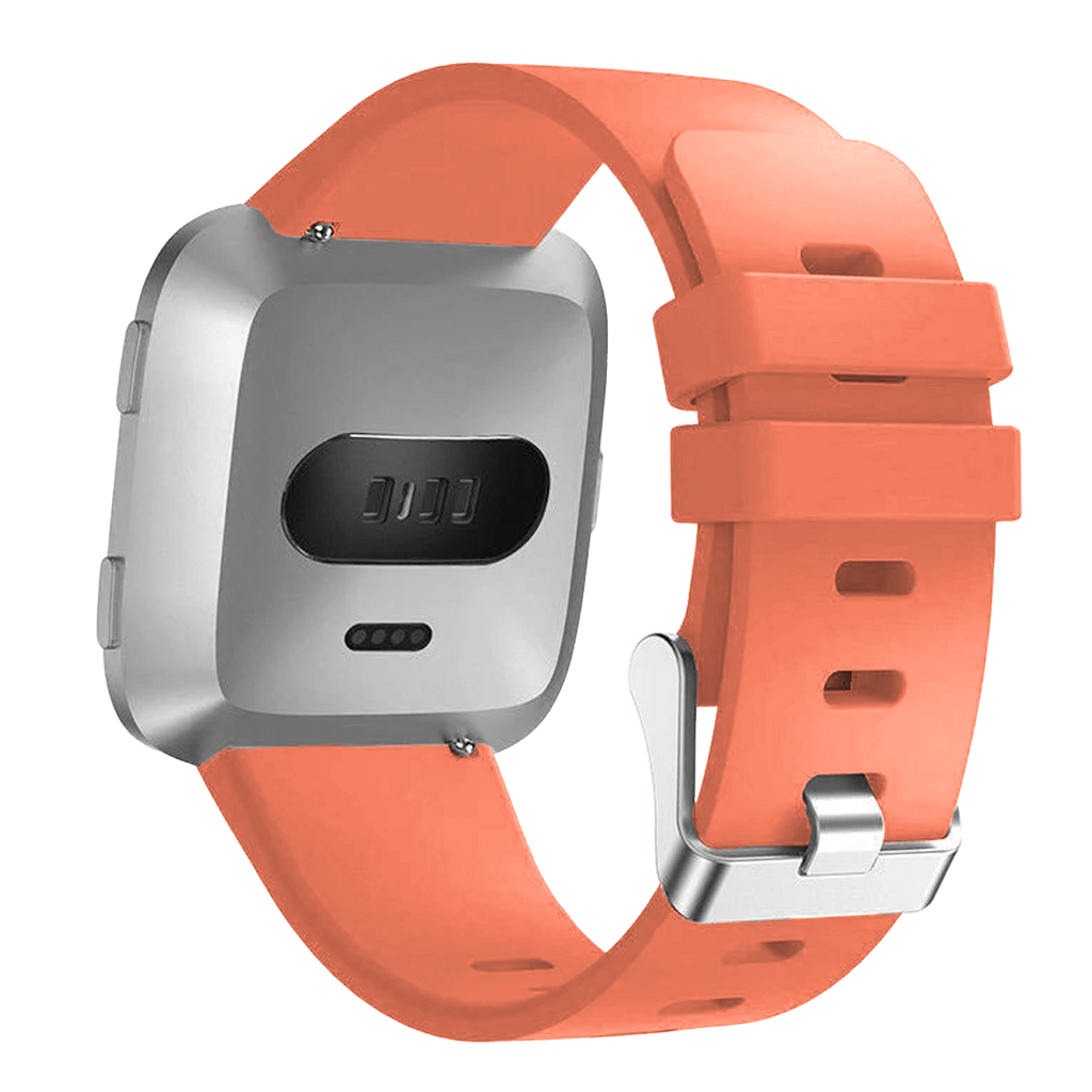 Grapefruit Silicone Band for Fitbit Versa and Versa 2