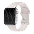 Xoxo Wildhearts Beige Silicone Strap For Apple Watch