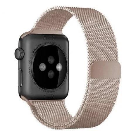 Apple Watch Milanese Strap In Starlight Finish Edition