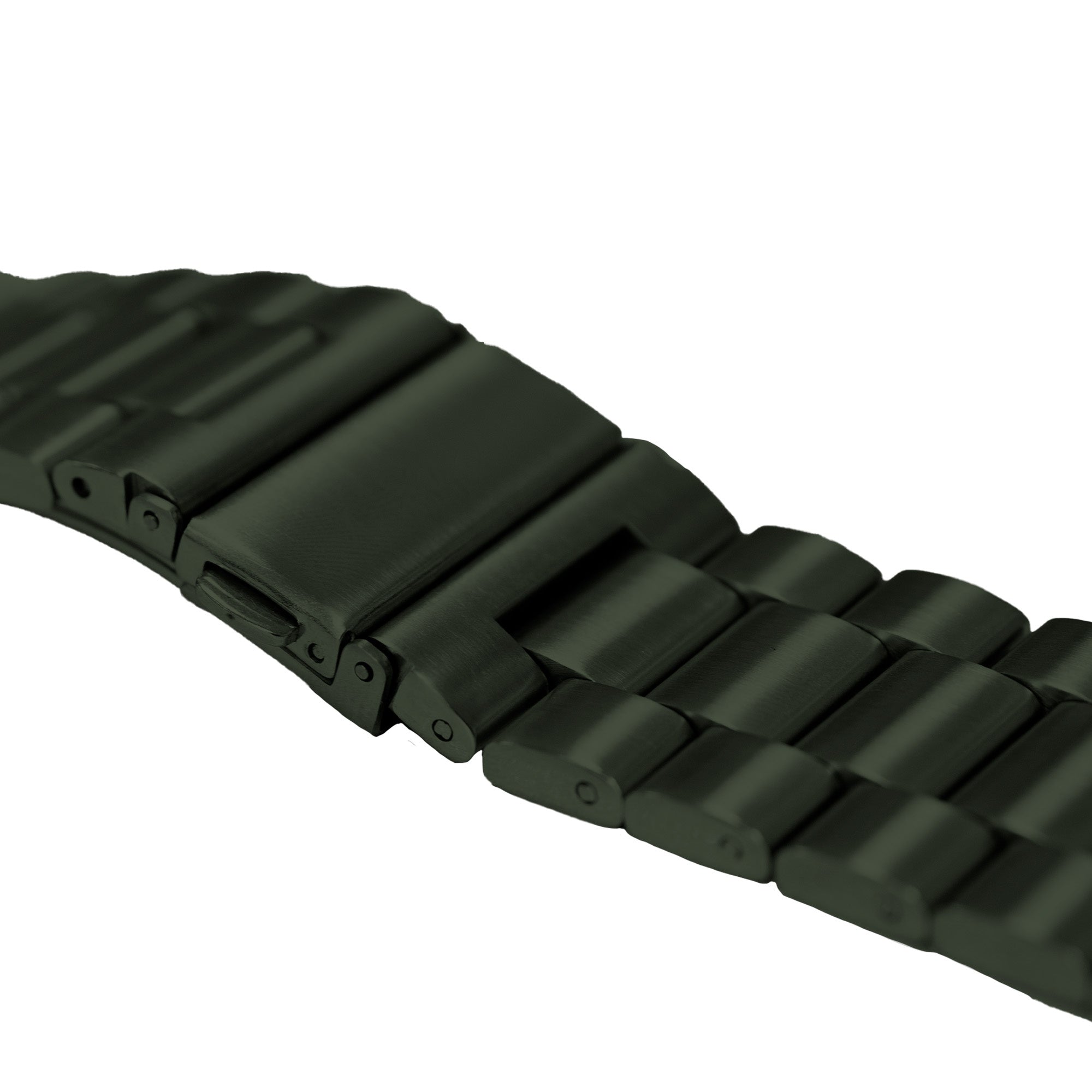 Apple Watch Stainless Steel Band In Dark Green Finish