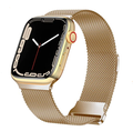 Apple Watch Rose Gold Milanese Strap With Buckle Premium