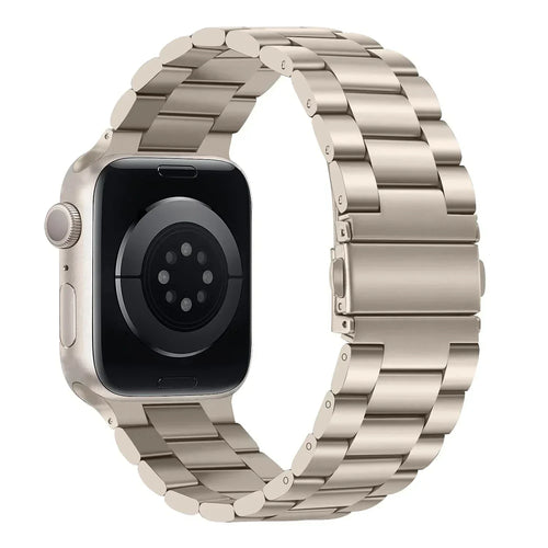 Apple Watch Band In Starlight Finish With Secure Clasp