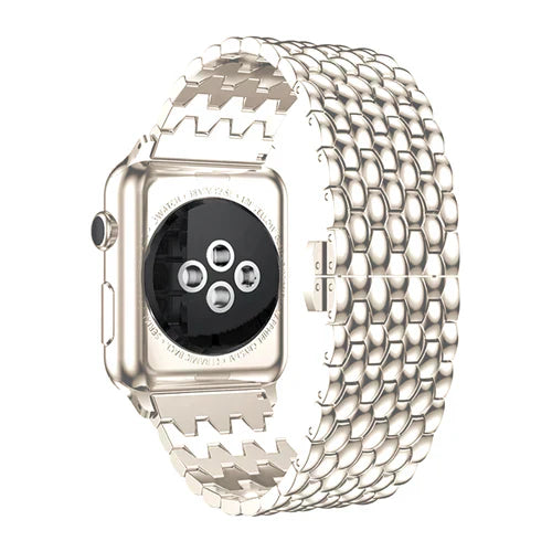 Apple Watch Dragon Steel Band With Starlight Finish