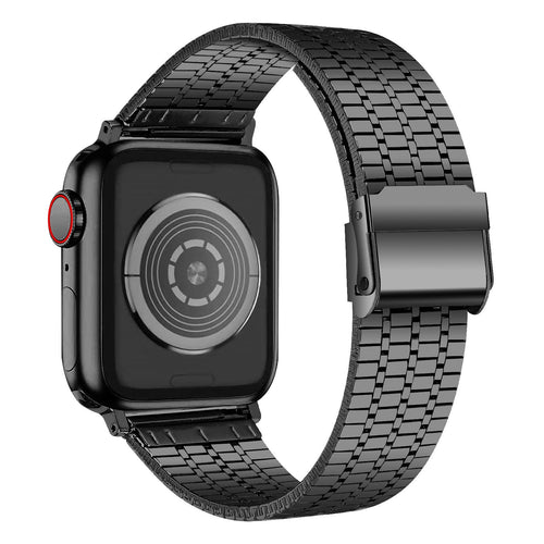Apple Watch Black Stainless Strap Bracelet Fine Steel Band