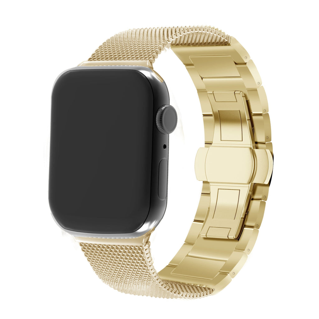 Apple Watch Gold Stainless Milanese Band Premium Edition
