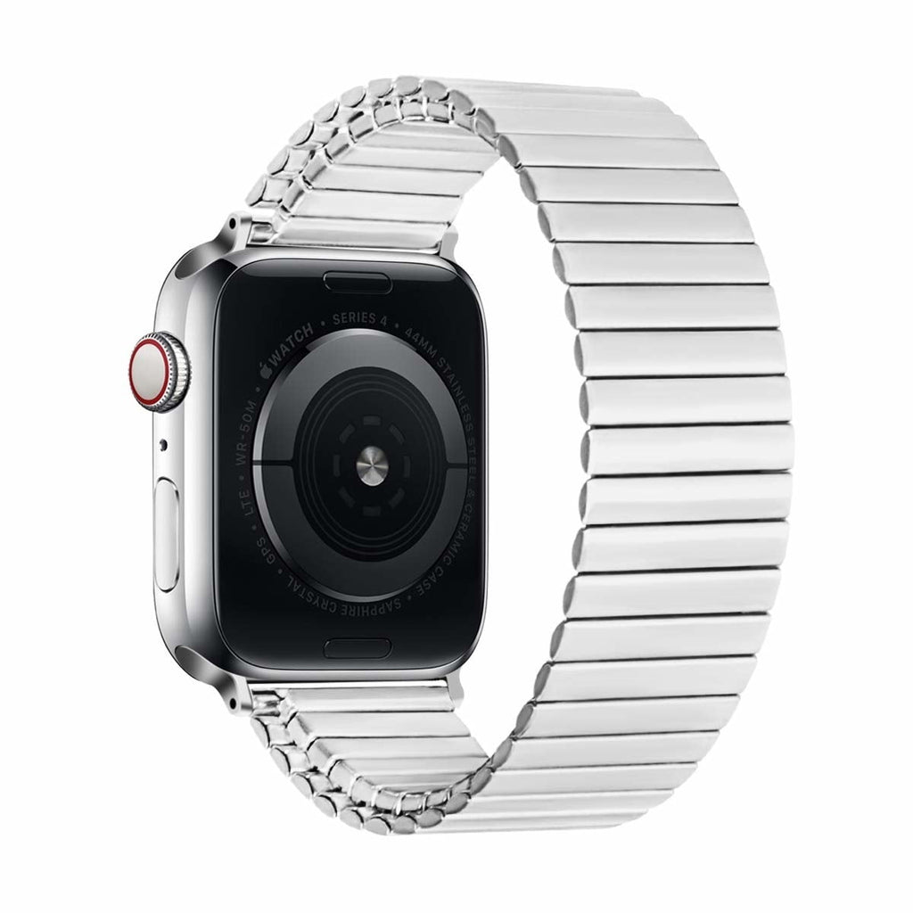 Apple Watch Silver Elastic Band Stainless Steel Band