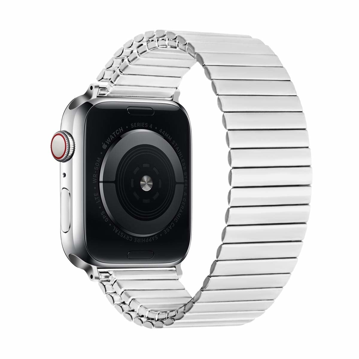 Apple Watch Silver Elastic Band Stainless Steel Band