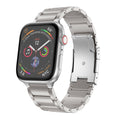 Apple Watch Titanium Band In Silver Compatible With Apple Watch