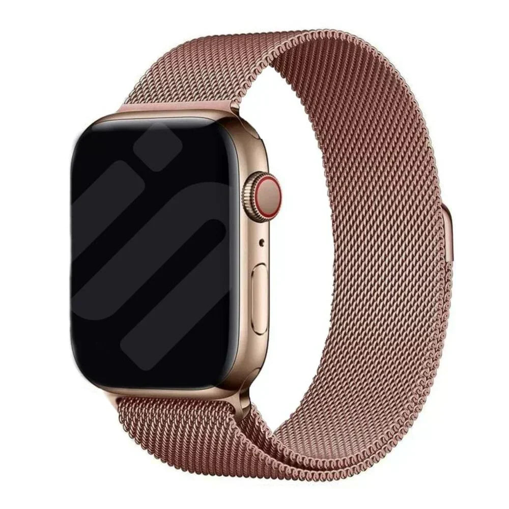 Rosé Tone Milanese Strap Edition For Apple Watch Everyday Style