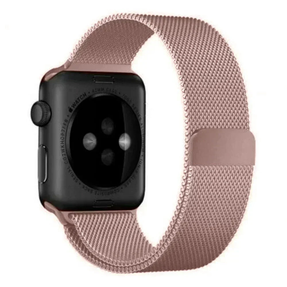 Rosé Tone Milanese Strap Edition For Apple Watch Everyday Style
